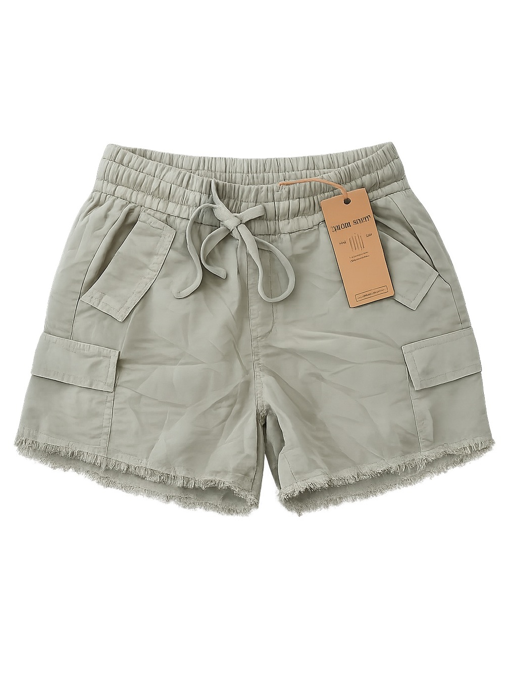 Thread & Supply Sage Green Tencel Cargo Shorts – NWT – Size XS